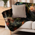 About my Brain Institute Blankets Peacock Spirit Animal Sherpa blanket