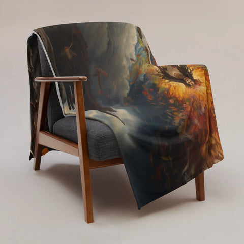 About my Brain Institute Blankets Pele Goddess Throw Blanket