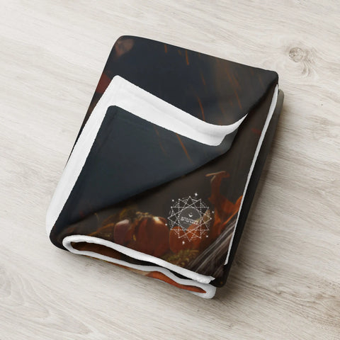 About my Brain Institute Blankets Pele Goddess Throw Blanket