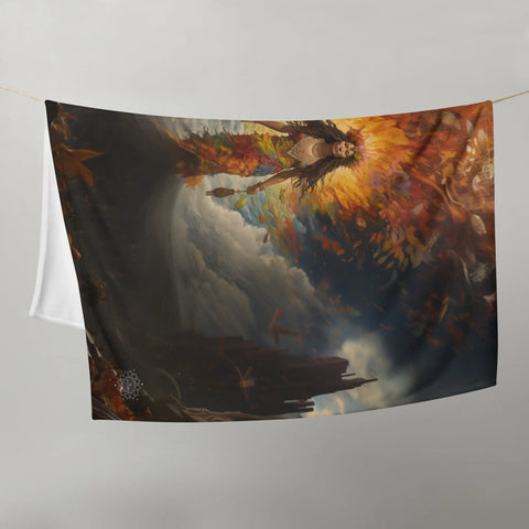 About my Brain Institute Blankets Pele Goddess Throw Blanket