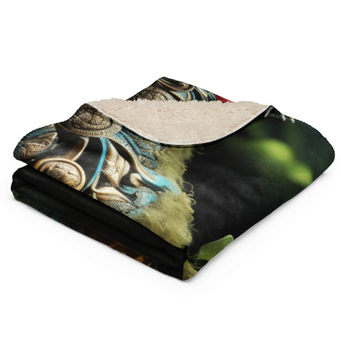 About my Brain Institute Blankets Quetzal Spirit Animal Sherpa Blanket