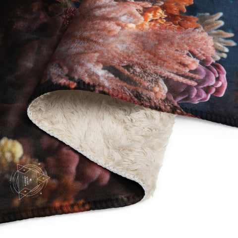 About my Brain Institute Blankets Sea Turtle Spirit Animal Sherpa Blanket