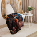 About my Brain Institute Blankets Sea Turtle Spirit Animal Sherpa Blanket