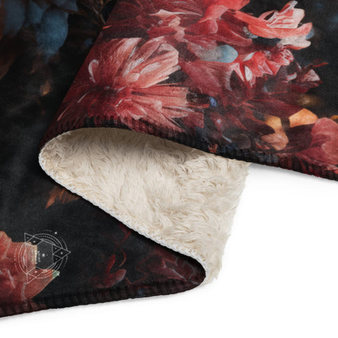 About my Brain Institute Blankets Snow Leopard Spirit Animal Sherpa Blanket