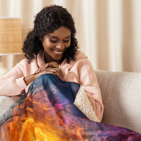 About my Brain Institute Blankets Spirograph Nebula Dreams Fluffy Blanket