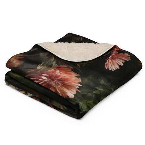 About my Brain Institute Blankets Tiger Spirit Animal Sherpa Blanket