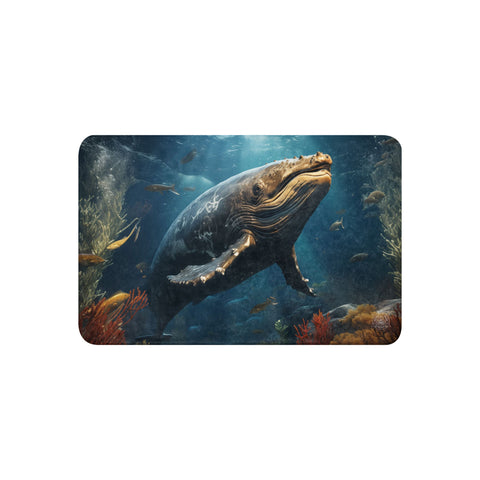 About my Brain Institute Blankets Whale Spirit Animal Sherpa Blanket