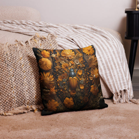 About my Brain Institute Cushion Covers 18″×18″ Beetle Spirit Animal Cushion Covers