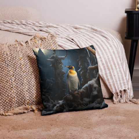 About my Brain Institute Cushion Covers 18″×18″ Emperor Penguin Spirit Animal Cushion Covers