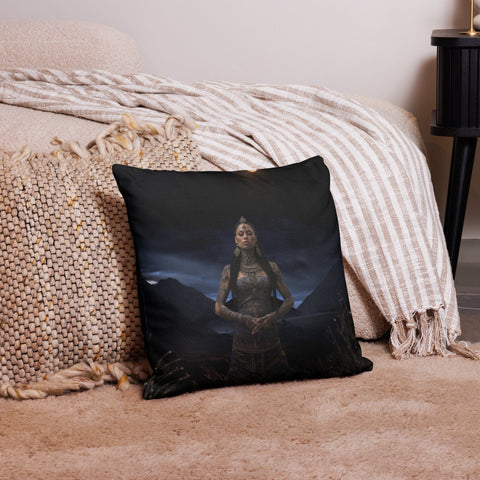 About my Brain Institute Cushion Covers 18″×18″ Hine-Nui-Te-Pō Goddess Cushion Covers