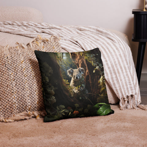 About my Brain Institute Cushion Covers 18″×18″ Koala Spirit Animal Cushion Covers