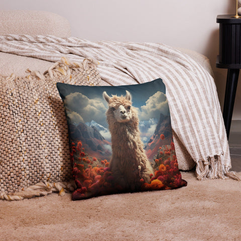 About my Brain Institute Cushion Covers 18″×18″ Llama Spirit Animal Cushion Covers