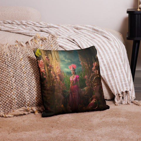 About my Brain Institute Cushion Covers 18″×18″ Mae Phosop Goddess Cushion Covers