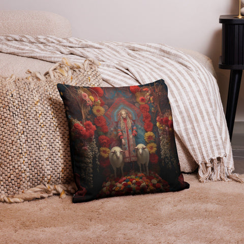 About my Brain Institute Cushion Covers 18″×18″ Mokosh Goddess Cushion Covers