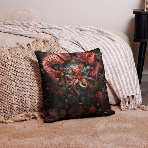 About my Brain Institute Cushion Covers 18″×18″ Octopus Spirit Animal Cushion Covers