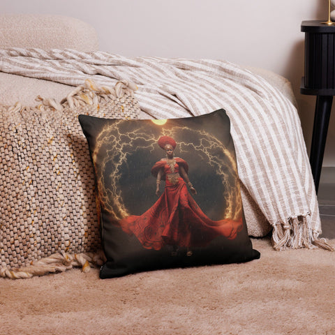 About my Brain Institute Cushion Covers 18″×18″ Oya Goddess Cushion Covers