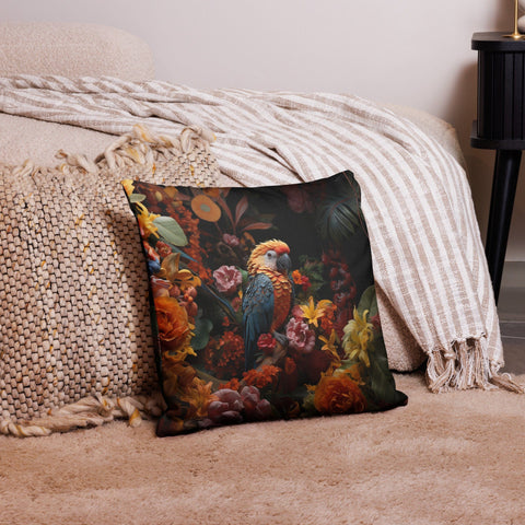 About my Brain Institute Cushion Covers 18″×18″ Parrot Spirit Animal Cushion Covers