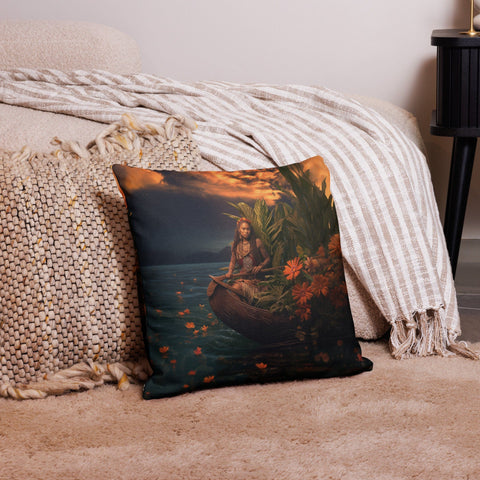 About my Brain Institute Cushion Covers 18″×18″ Wairaka Goddess Cushion Covers