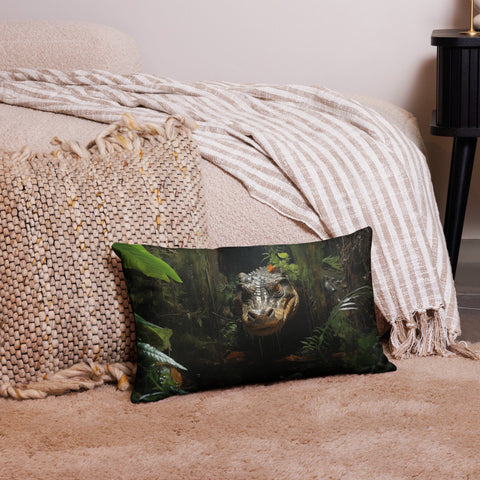 About my Brain Institute Cushion Covers 20″×12″ Alligator Spirit Animal Cushion Covers