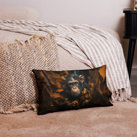 About my Brain Institute Cushion Covers 20″×12″ Chimpanzee Spirit Animal Cushion Covers