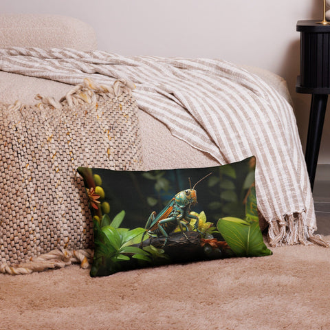 About my Brain Institute Cushion Covers 20″×12″ Grasshopper Spirit Animal Cushion Covers