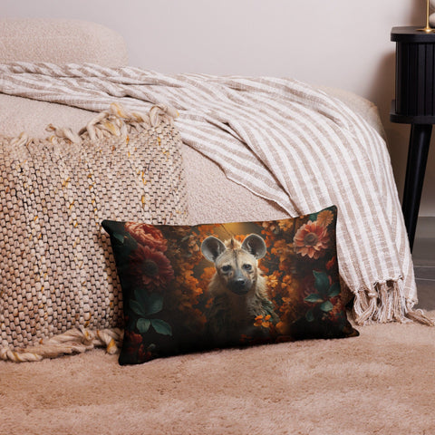 About my Brain Institute Cushion Covers 20″×12″ Hyena Spirit Animal Cushion Covers