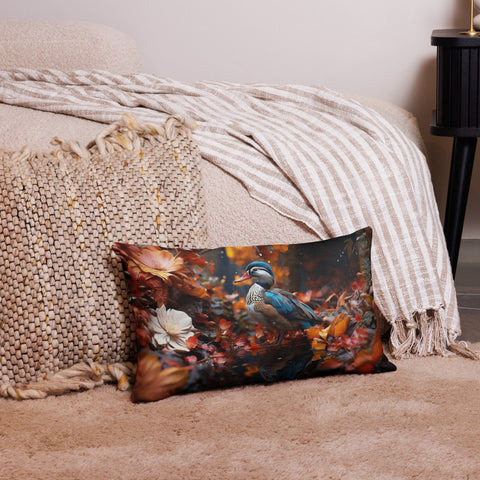 About my Brain Institute Cushion Covers 20″×12″ Mandarin Duck Spirit Animal Cushion Covers