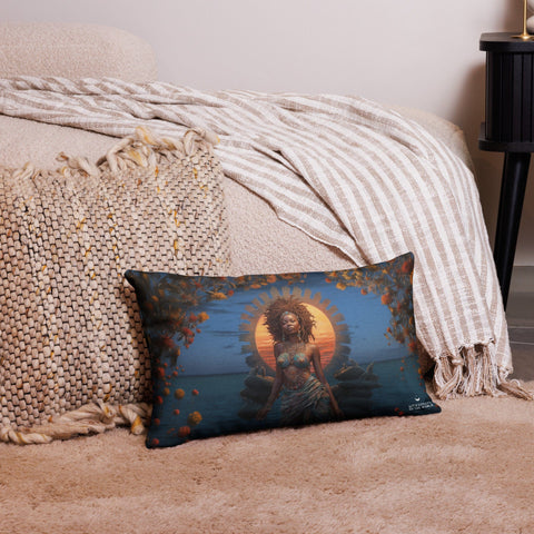 About my Brain Institute Cushion Covers 20″×12″ Mawu Goddess Cushion Covers