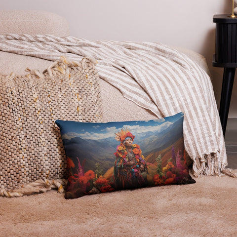 About my Brain Institute Cushion Covers 20″×12″ Pachamama Goddess Cushion Covers