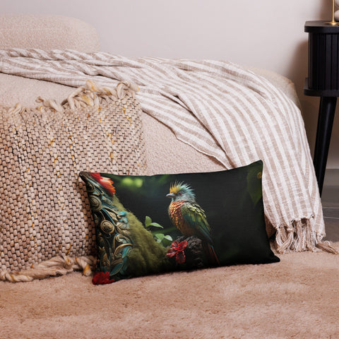About my Brain Institute Cushion Covers 20″×12″ Quetzal Spirit Animal Cushion Covers