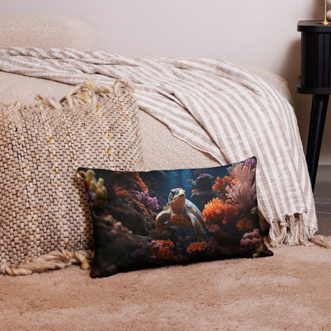 About my Brain Institute Cushion Covers 20″×12″ Sea Turtle Spirit Animal Cushion Covers