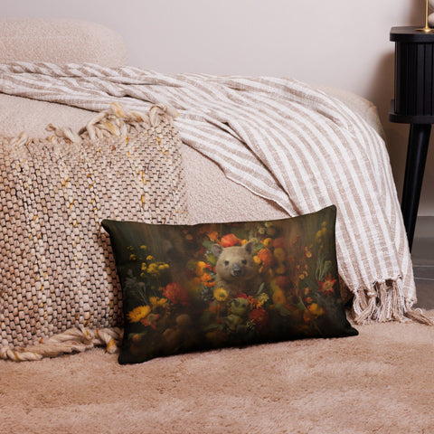 About my Brain Institute Cushion Covers 20″×12″ Wombat Spirit Animal Cushion Covers