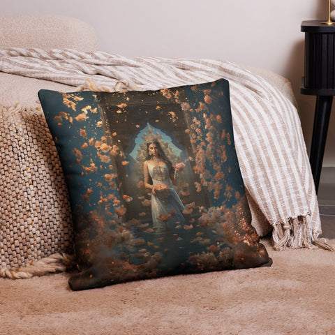 About my Brain Institute Cushion Covers 22″×22″ Anahita Goddess Cushion Covers