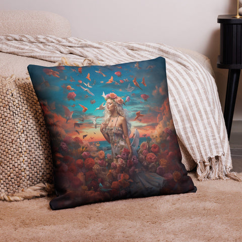 About my Brain Institute Cushion Covers 22″×22″ Aphrodite Goddess Cushion Covers