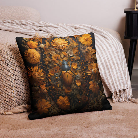 About my Brain Institute Cushion Covers 22″×22″ Beetle Spirit Animal Cushion Covers