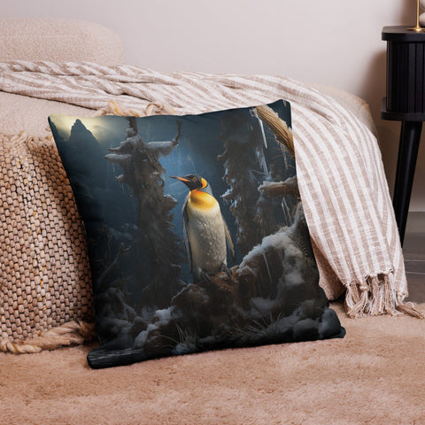 About my Brain Institute Cushion Covers 22″×22″ Emperor Penguin Spirit Animal Cushion Covers