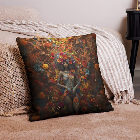 About my Brain Institute Cushion Covers 22″×22″ Ezili Goddess Cushion Covers