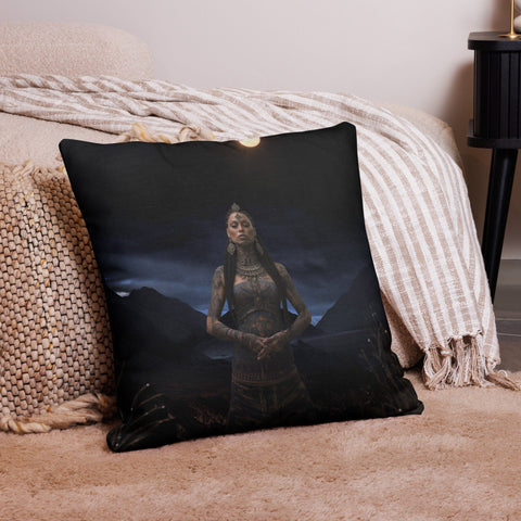 About my Brain Institute Cushion Covers 22″×22″ Hine-Nui-Te-Pō Goddess Cushion Covers