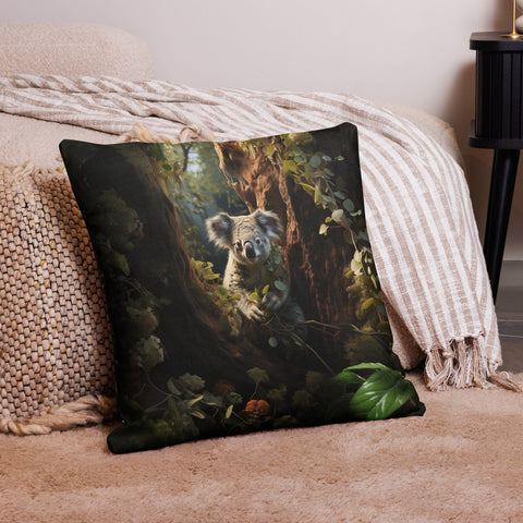 About my Brain Institute Cushion Covers 22″×22″ Koala Spirit Animal Cushion Covers