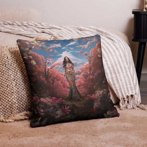 About my Brain Institute Cushion Covers 22″×22″ Konohanasakuya Goddess Cushion Covers