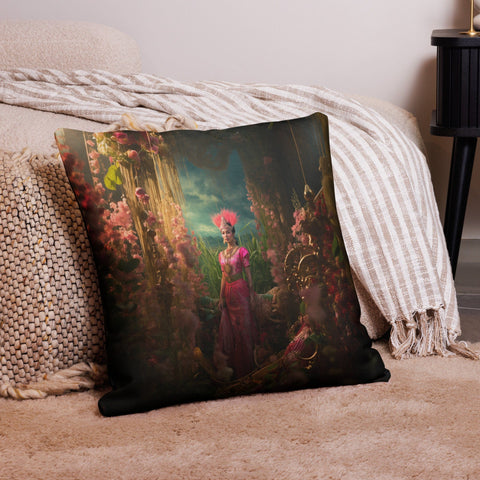 About my Brain Institute Cushion Covers 22″×22″ Mae Phosop Goddess Cushion Covers