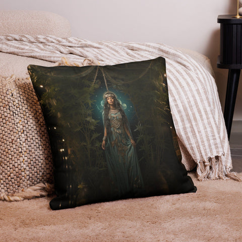 About my Brain Institute Cushion Covers 22″×22″ Mama Quilla Goddess Cushion Covers
