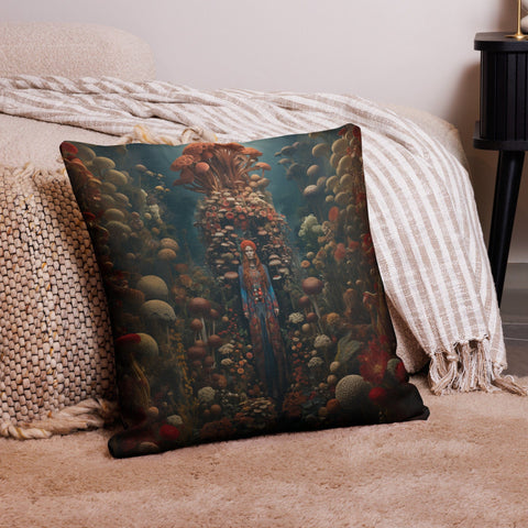 About my Brain Institute Cushion Covers 22″×22″ Mielikki Goddess Cushion Covers