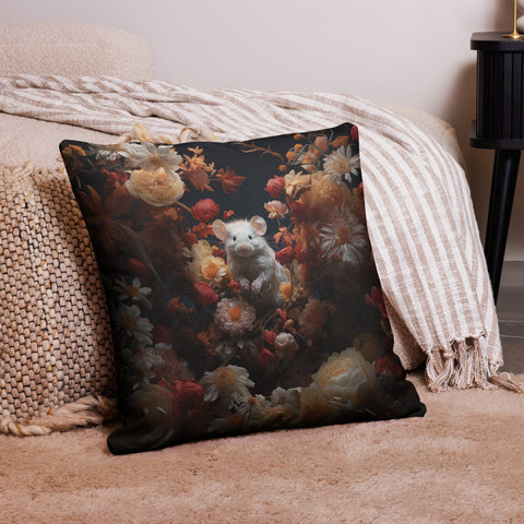 About my Brain Institute Cushion Covers 22″×22″ Mouse Spirit Animal Cushion Covers