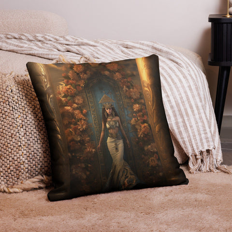 About my Brain Institute Cushion Covers 22″×22″ Nisaba Goddess Cushion Covers