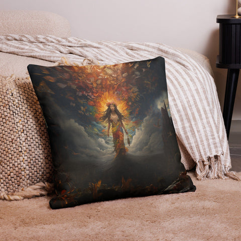 About my Brain Institute Cushion Covers 22″×22″ Pele Goddess Cushion Covers