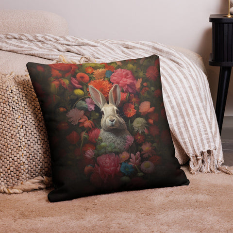 About my Brain Institute Cushion Covers 22″×22″ Rabbit Spirit Animal Cushion Covers
