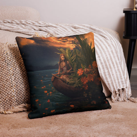 About my Brain Institute Cushion Covers 22″×22″ Wairaka Goddess Cushion Covers