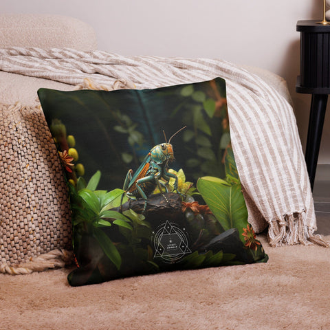 About my Brain Institute Cushion Covers Grasshopper Spirit Animal Cushion Covers