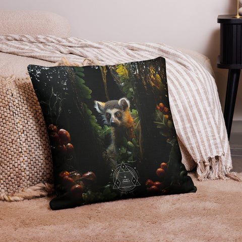 About my Brain Institute Cushion Covers Lemur Spirit Animal Cushion Covers